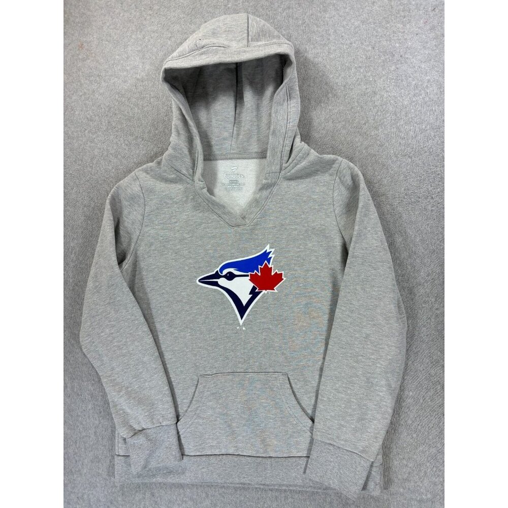 Fanatics Gray Hoodie with Blue and Red Logo